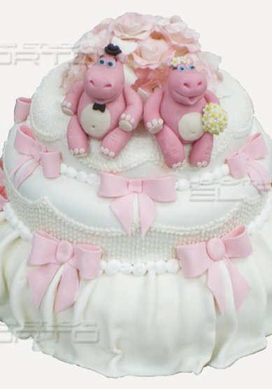 Торт на свадьбу E26417 - Кондитерская EL Torto