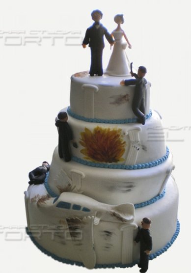 Свадебный торт E26418 - Кондитерская EL Torto