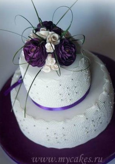 Свадебный торт Т26430 - Кондитерская Торты от Анастасии