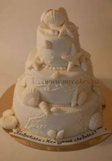 Торт на свадьбу Т26431 - Кондитерская Торты от Анастасии