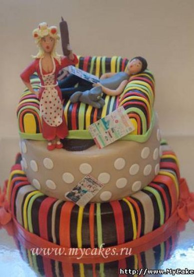 Торт на свадьбу Т26435 - Кондитерская Торты от Анастасии