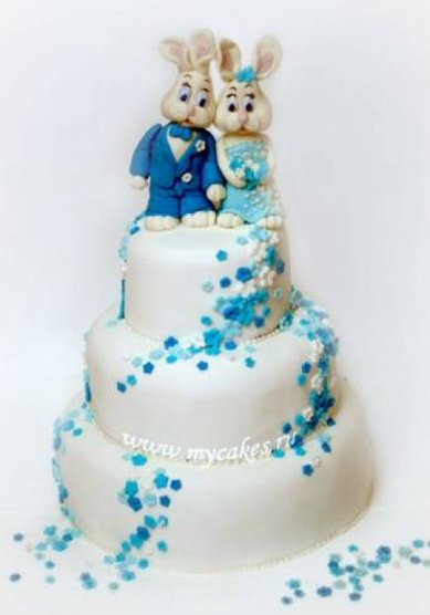 Торт на свадьбу Т26437 - Кондитерская Торты от Анастасии