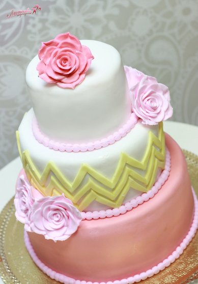 Свадебный торт Торт Арт деко (Л26476) - Кондитерская Ласточка