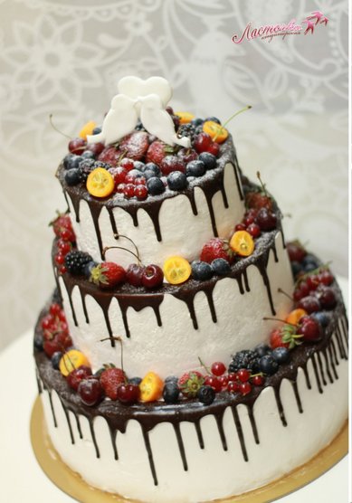 Торт на свадьбу Л26479 - Кондитерская Ласточка