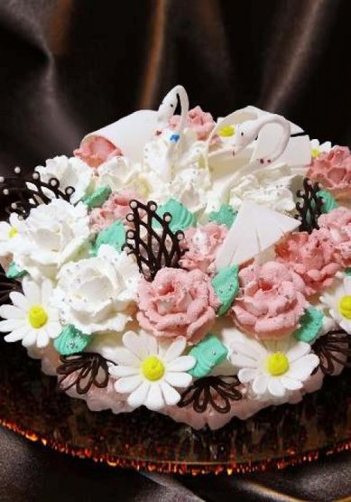 Торт на свадьбу Z26519 - Кондитерский дом Zebrana