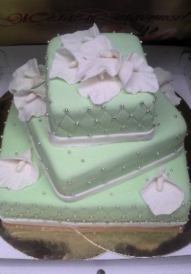 Свадебный торт М26554 - Кондитерская Мастер Класс Шоколад