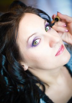 Cвадебная прическа Н13683 с распущенными волосами