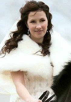 Cвадебная прическа Н13693 с распущенными волосами