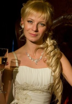 Cвадебная прическа Н13702 в греческом стиле