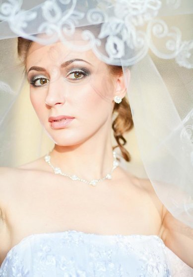 Свадебная прическа С13429 - Стилист-визажист Елена Сергуняева