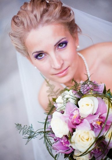 Прическа на свадьбу Н13672 - Стилист-визажист Наталья Букатина