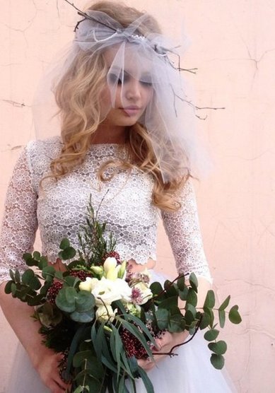 Свадебная прическа E17751 - Стилист-визажист ESELEVICH STUDIO