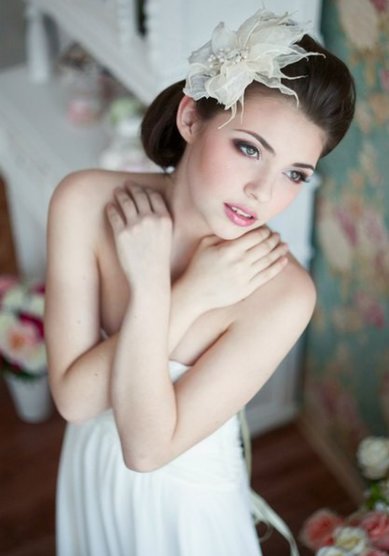 Прическа на свадьбу E17752 - Стилист-визажист ESELEVICH STUDIO