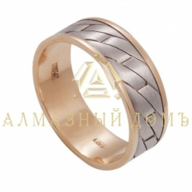 Обручальное кольцо 1122-А2693 - Ювелирный салон Алмазный ДомЪ