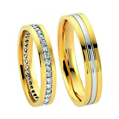 Обручальные кольца 101 | 101-З2766 - Ювелирный салон Золотой Олимп
