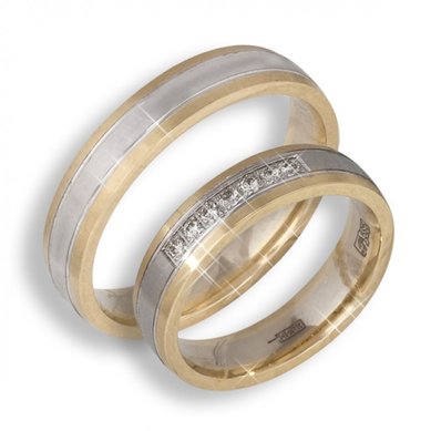 Обручальные кольца ф1519 | ф1519-Р2784 - Ювелирные салоны Русская ювелирная компания №1