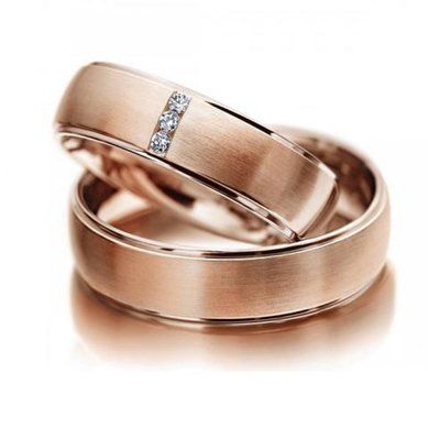 Обручальные кольца 03315Б | 03315-Б5615 - Ювелирный салон Бриллиантовый рай