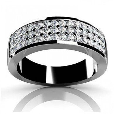 Обручальное кольцо С3178-Б5616 - Ювелирный салон Бриллиантовый рай