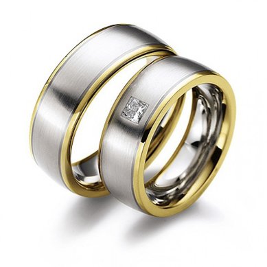 Обручальное кольцо Д-1П-Б5617 - Ювелирный салон Бриллиантовый рай