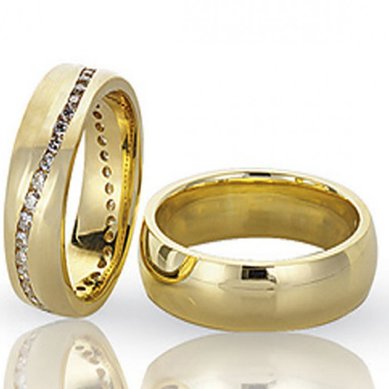Обручальные кольца Д-40Б | Д-40-Б5619 - Ювелирный салон Бриллиантовый рай