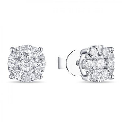 Серьги E2011-1851355BD-М9092 - Ювелирный бренд Московский ювелирный завод в Новосибирске