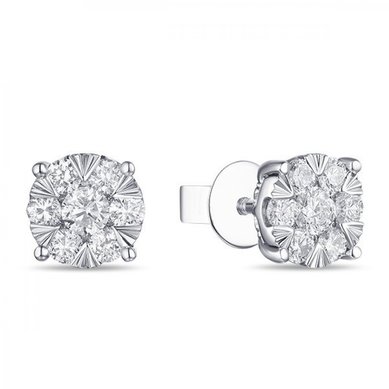 Серьги E2011-1851360BD-М9095 - Ювелирный бренд Московский ювелирный завод в Новосибирске