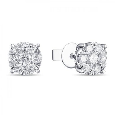 Серьги E2011-1851361BD-М9096 - Ювелирный бренд Московский ювелирный завод в Новосибирске