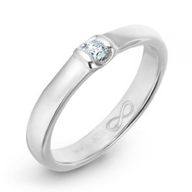 Обручальное кольцо R01-WED-00023-М9131 - Ювелирный бренд Московский ювелирный завод в Новосибирске...