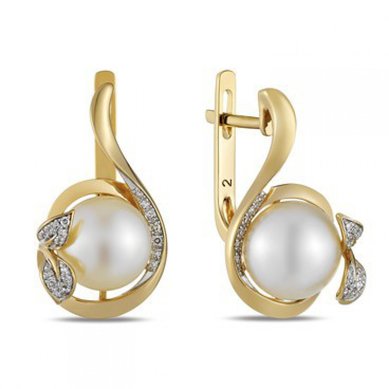 Серьги E108-1982362CP-R17-М9144 - Ювелирный бренд Московский ювелирный завод в Новосибирске