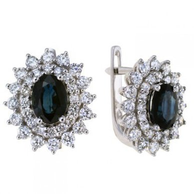 Серьги E108-135285CQQ65SE-М9155 - Ювелирный бренд Московский ювелирный завод в Новосибирске