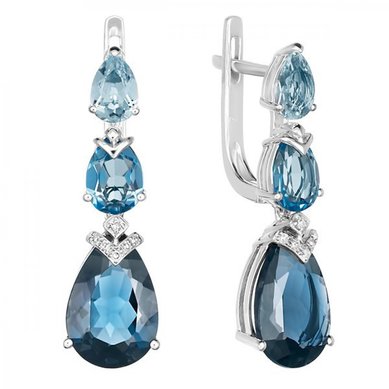 Серьги E108-1982153CAX-R17-М9162 - Ювелирный бренд Московский ювелирный завод в Новосибирске