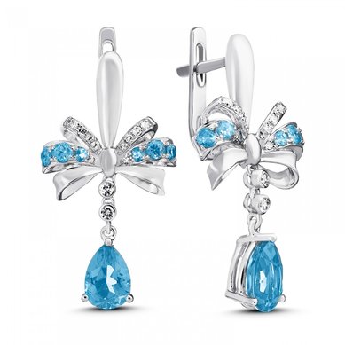 Серьги E2605-1982563CBX-R17-М9174 - Ювелирный бренд Московский ювелирный завод в Новосибирске...