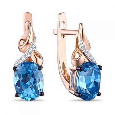 Серьги E2607-1982855CB-R17-М9177 - Ювелирный бренд Московский ювелирный завод в Новосибирске