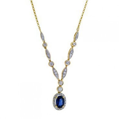 Ожерелье N108-351704D1FQQUSN-М9182 - Ювелирный бренд Московский ювелирный завод в Новосибирске...