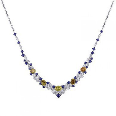 Ожерелье N2006-1982629NAXD-М9187 - Ювелирный бренд Московский ювелирный завод в Новосибирске...