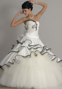 Свадебное платье Элеонора-Г24421. С пышной юбкой, длинное без шлейфа.