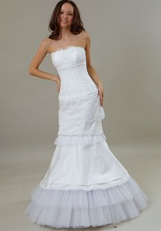 Свадебное платье Annabelle-Г24493. Силуэт Русалка (Рыбка), длинное без шлейфа.