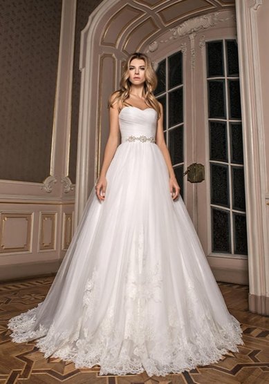 Свадебное платье Мариал-P24314 - Салон свадебного и вечернего платья Pauline