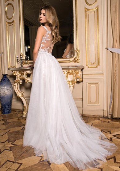 Свадебное платье Марчеза-P24322 - Салон свадебного и вечернего платья Pauline