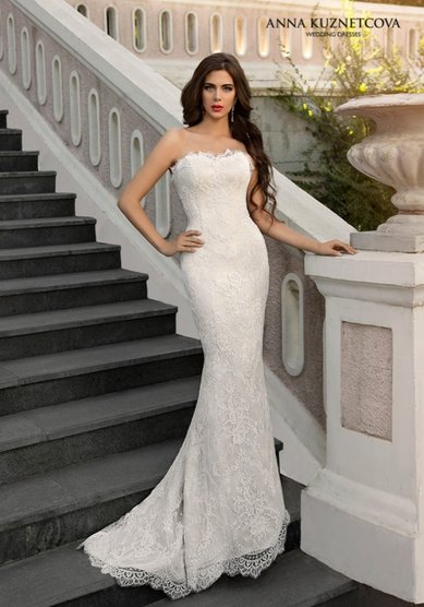 Свадебное платье Августина (платье-трансформер)-P59728 - Салон свадебного и вечернего платья Pauline...