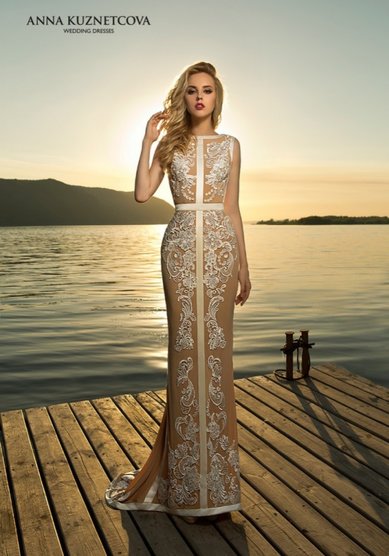 Свадебное платье Сандра-P59731 - Салон свадебного и вечернего платья Pauline