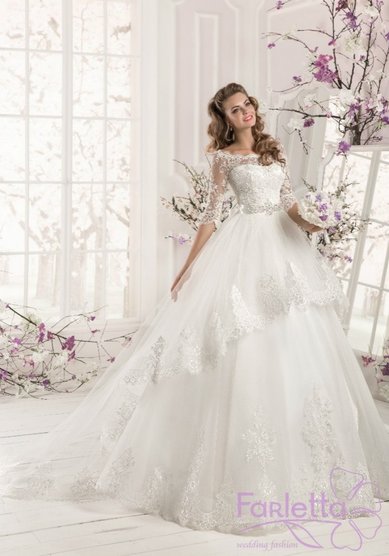 Свадебное платье Камелия-P24323 - Салон свадебного и вечернего платья Pauline