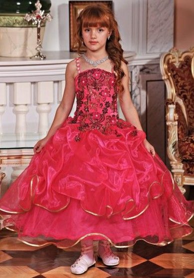 Детское платье 10-0029-Б34660 - Салон свадебного и вечернего платья Богиня любви