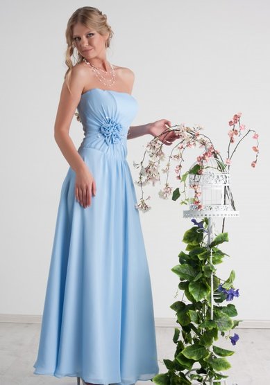 Вечернее платье flower-C35614 - Cтудия свадебной и вечерней моды Carillon