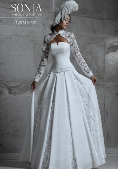Свадебное платье Грильяж-М40705 - Свадебный салон Мендельсон
