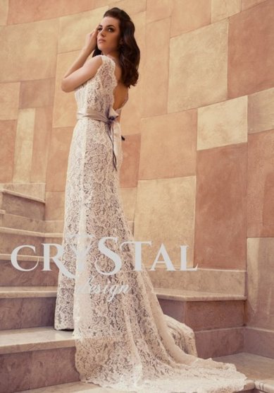 Свадебное платье Esmeralda mokko-М40737 - Свадебный салон Мендельсон