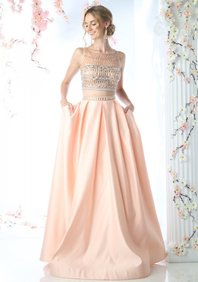 Вечернее платье Комплект топ+юбка-P59735