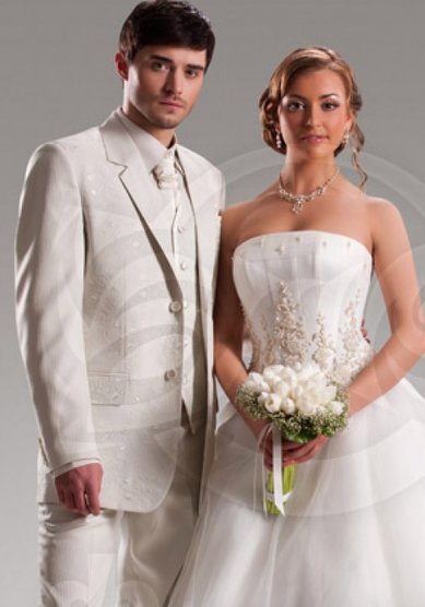 Свадебный мужской костюм Облако ванили-S1283 - Магазин-ателье мужского костюма SOLO AVANTI...