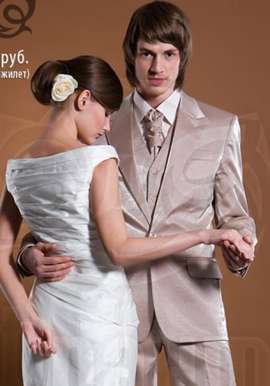 Свадебный мужской костюм Пастельные тона-S1287 - Магазин-ателье мужского костюма SOLO AVANTI...