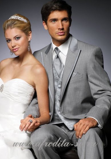 Свадебный мужской костюм 007-А1318 - Дизайн-центр свадебной и вечерней моды Афродита